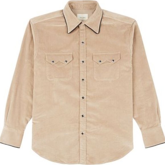 Basic Rights Men's Dusty Pink Western Shirt (Med) - Picture 1 of 4